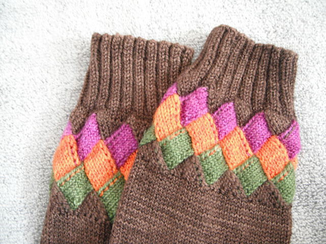 Choix Entrelac Sock