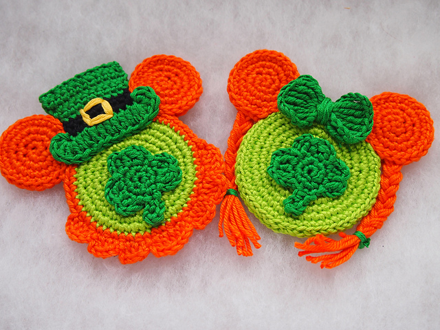 St Patricks Day Mouse head