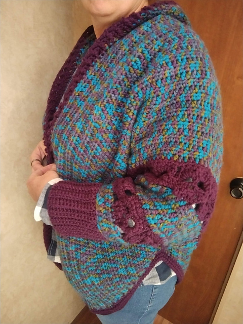 cuffed shawl