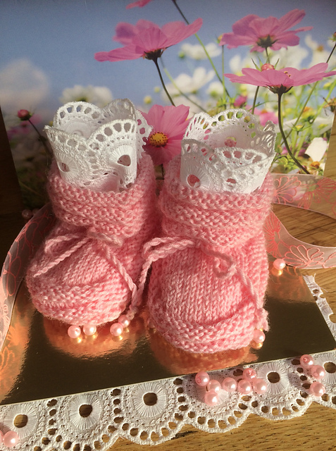 Moms' baby booties