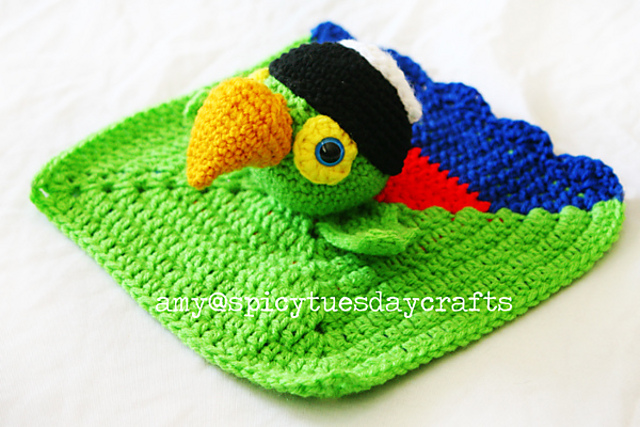 Pirate Bird Blanket Buddy