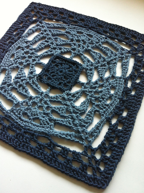 Windmill Afghan Square 12"