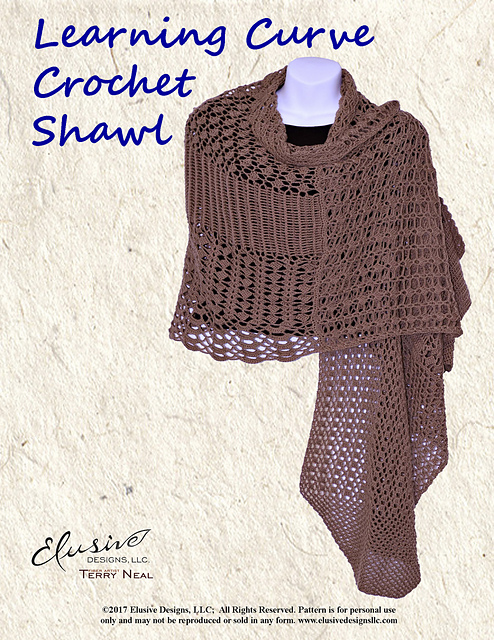 Learning Curve Crochet Shawl