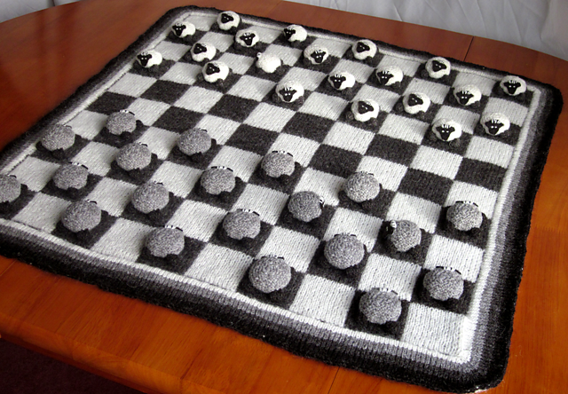 Sheepy Draughts... and a Wolf Too
