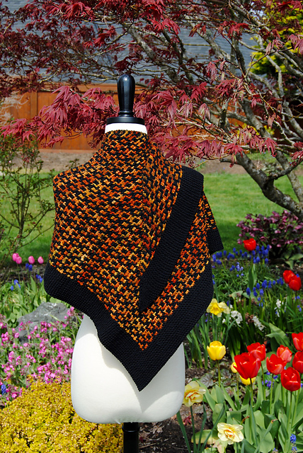 Folk Knit Shawl