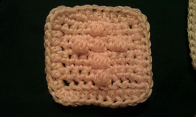 Mini Puff Cross Prayer Square