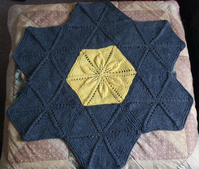 Flower Hexagon Blanket