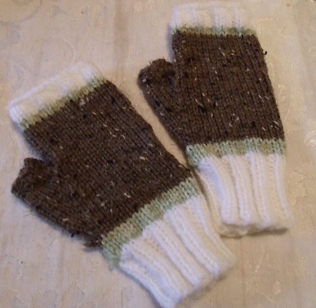 Woodland  Owl Fingerless Mitts