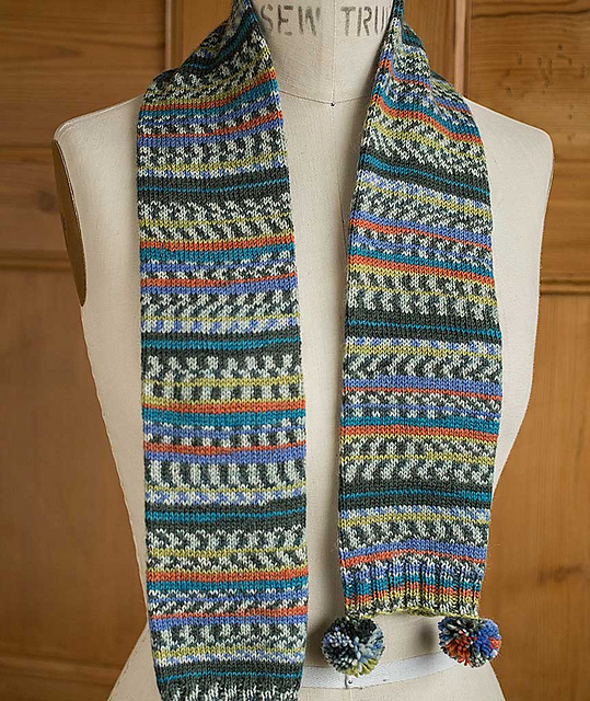 Ravelry: Longstocking Muffler pattern by Churchmouse Yarns and Teas