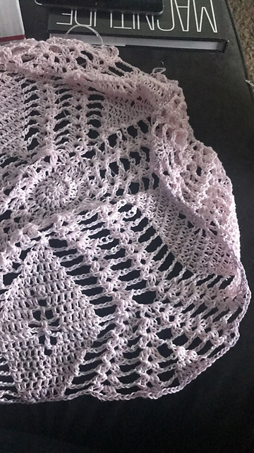 Diamond Mandala Afghan & Shawl