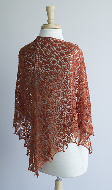 Bridgeward Leaves Shawl