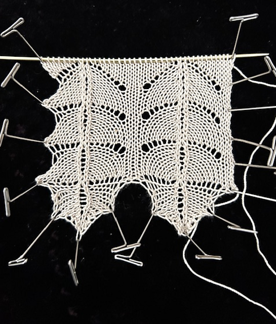 Knitted Curtains and Border