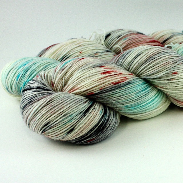 Fil à Tricoter Squoosh Fiberarts Beekcake - Laine Multicolore, Poids Super Fin/chaussette