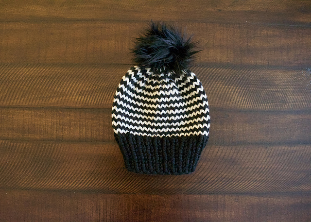 Knit Striped Hat