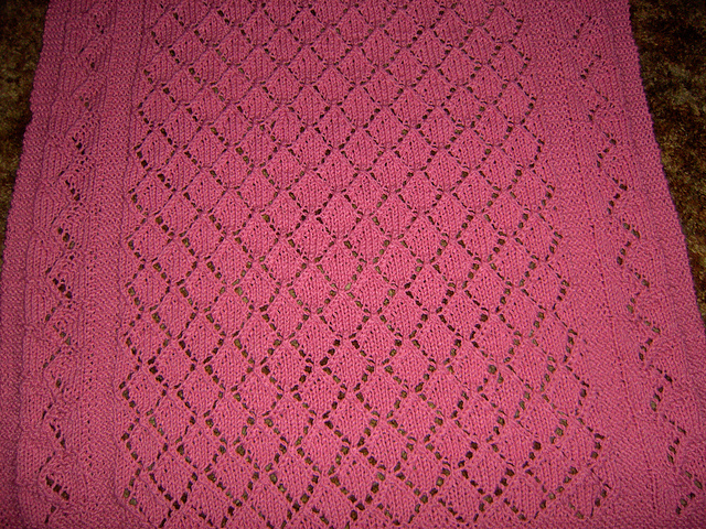 Garden Lace Baby Blanket