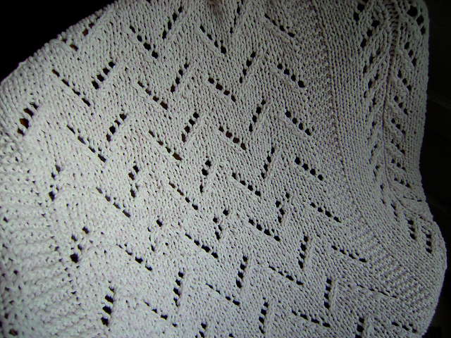 Field of Lace Baby Blanket