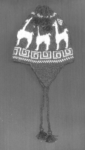 Earflap (Chulla) Hat with Llama