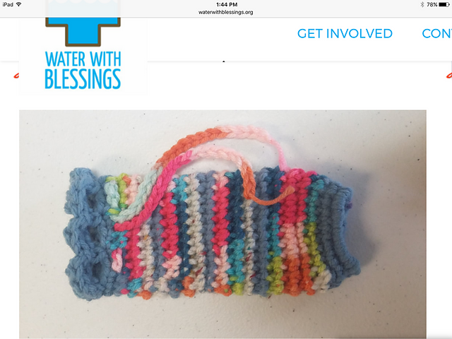 Crochet water filter socks