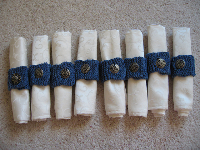 Napkin Holder with Button