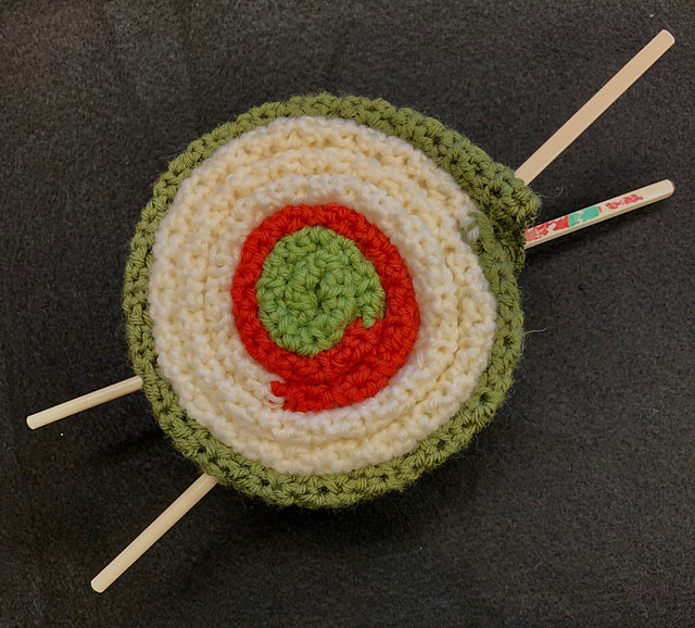 The sushi scarf REVISITED