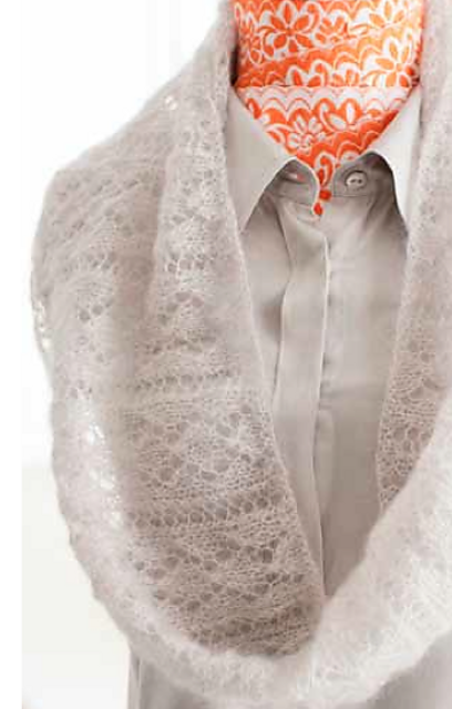 Silver Lame Cowl
