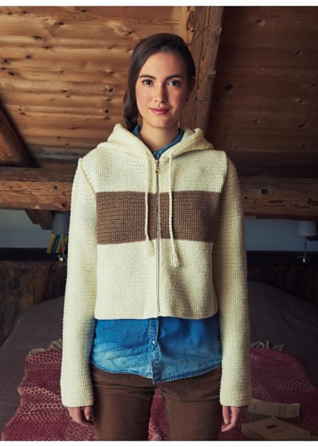 297 Blouson zippé à capuche