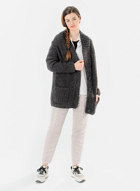 524 Veste col châle - M0567