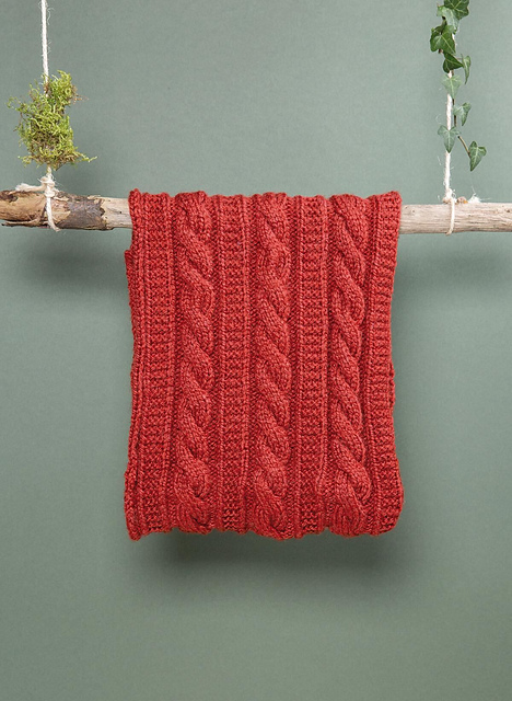 571 Large snood à torsades - M0614