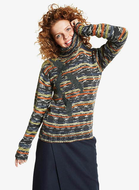 Pull col roulé - M1009