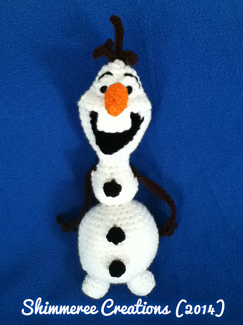 Amigurumi Happy Snowman