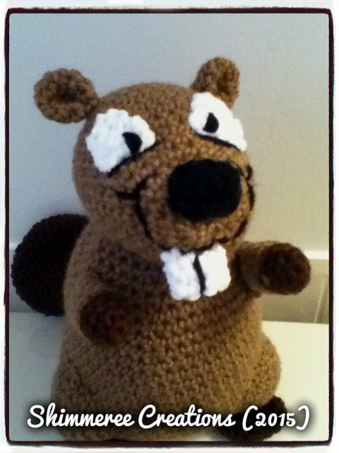 Amigurumi Happy Beaver