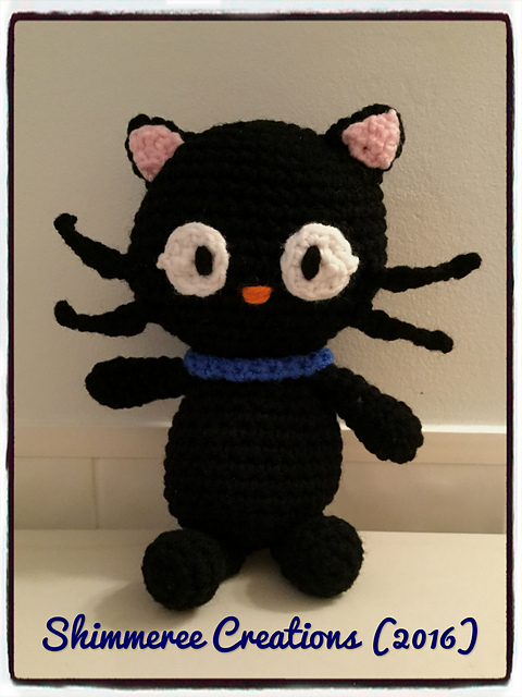 Crochet Black Kitty