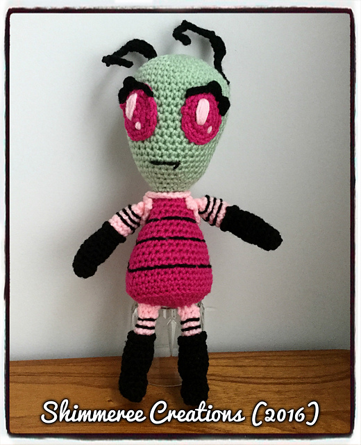 Amigurumi Tessie the Alien