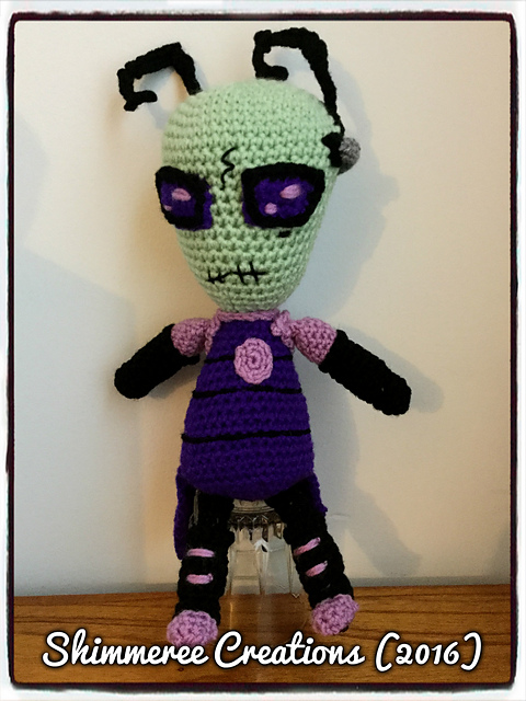 Amigurumi Trace the Alien