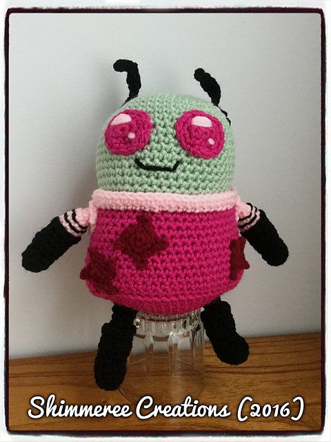 Amigurumi Skeeter the Alien