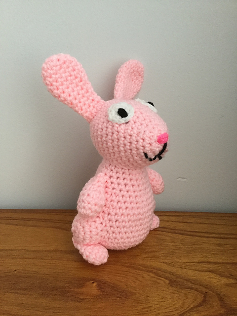 Amigurumi Cute Pink Bunny