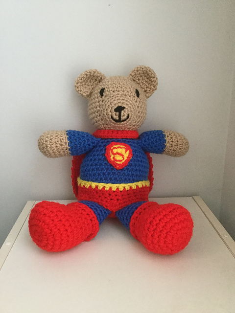 Amigurumi Superhero Bear