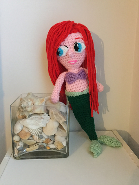 Pretty Red Haired Mermaid