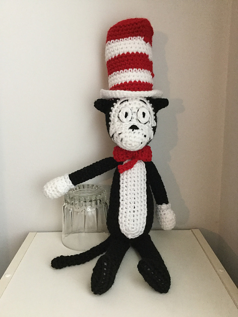 Amigurumi Silly Cartoon Cat