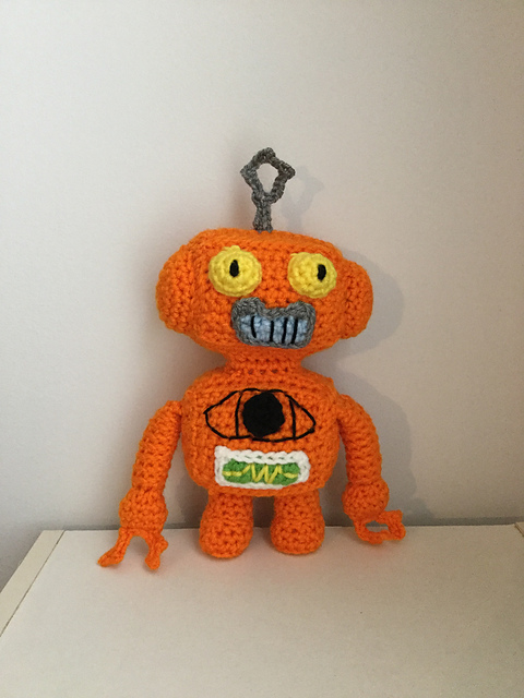 Amigurumi Ross the Robot
