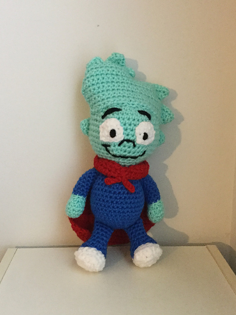 Amigurumi Blue PJ Kid