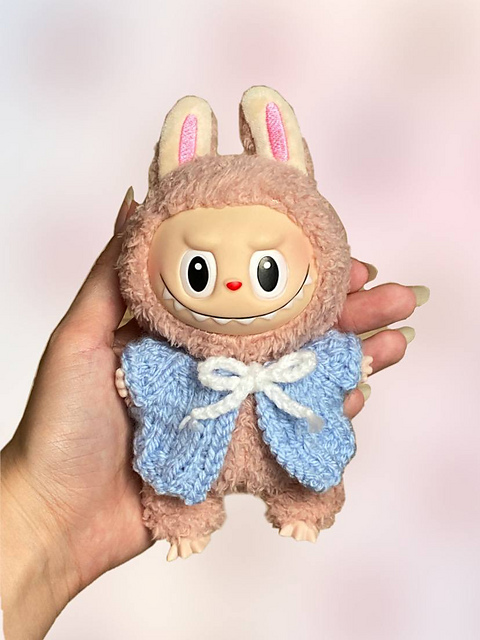 Labubu’s Cardigan with a bow