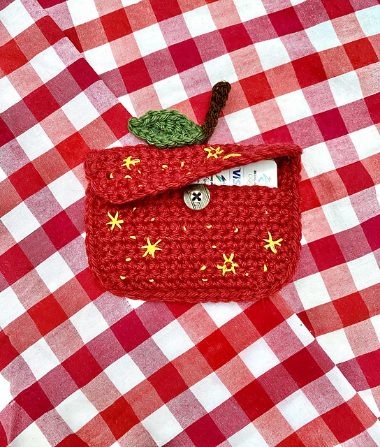 Winter Apple Wallet