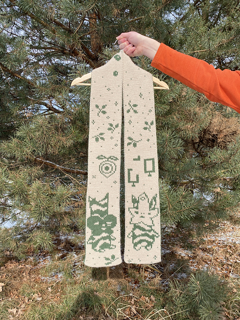 Ravelry: Spirits Of The Forest Scarf pattern by Alesia Krau