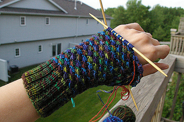 Star Stitch Convertible Mittens