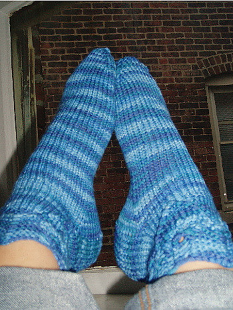 Leaf Edged Socks #1336
