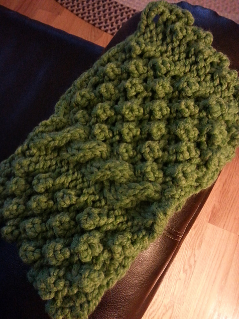 Downton Abbey Inspired Bulky Cowl