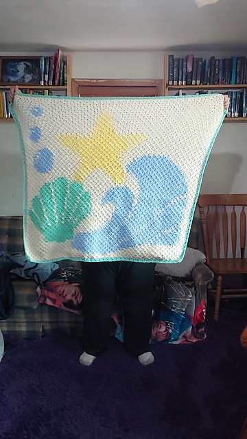 Wave & Whimsy C2C Blanket