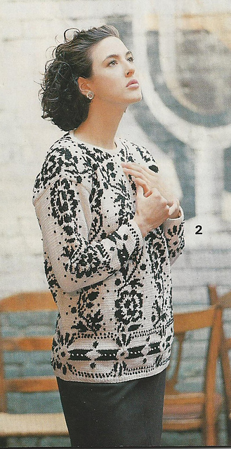 #02 Floral Colorwork Pullover