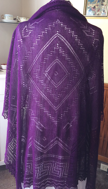 Santa Fe Mountain Trails Shawl